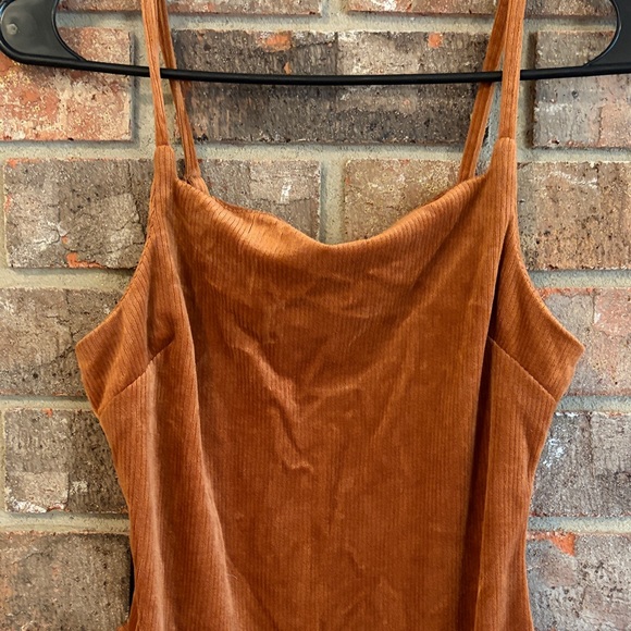 Almost Famous Rust Mini Dress - Picture 3 of 5